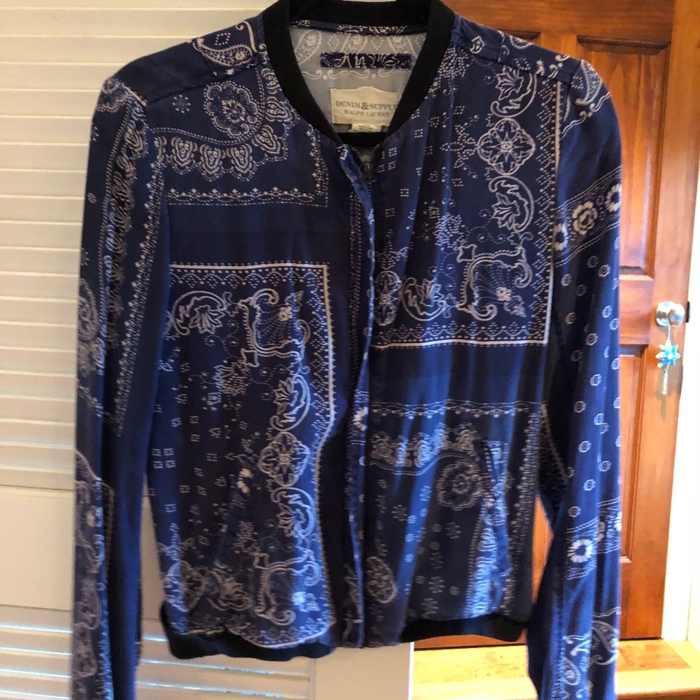Ralph Lauren Denim Supply Bomber Jacket